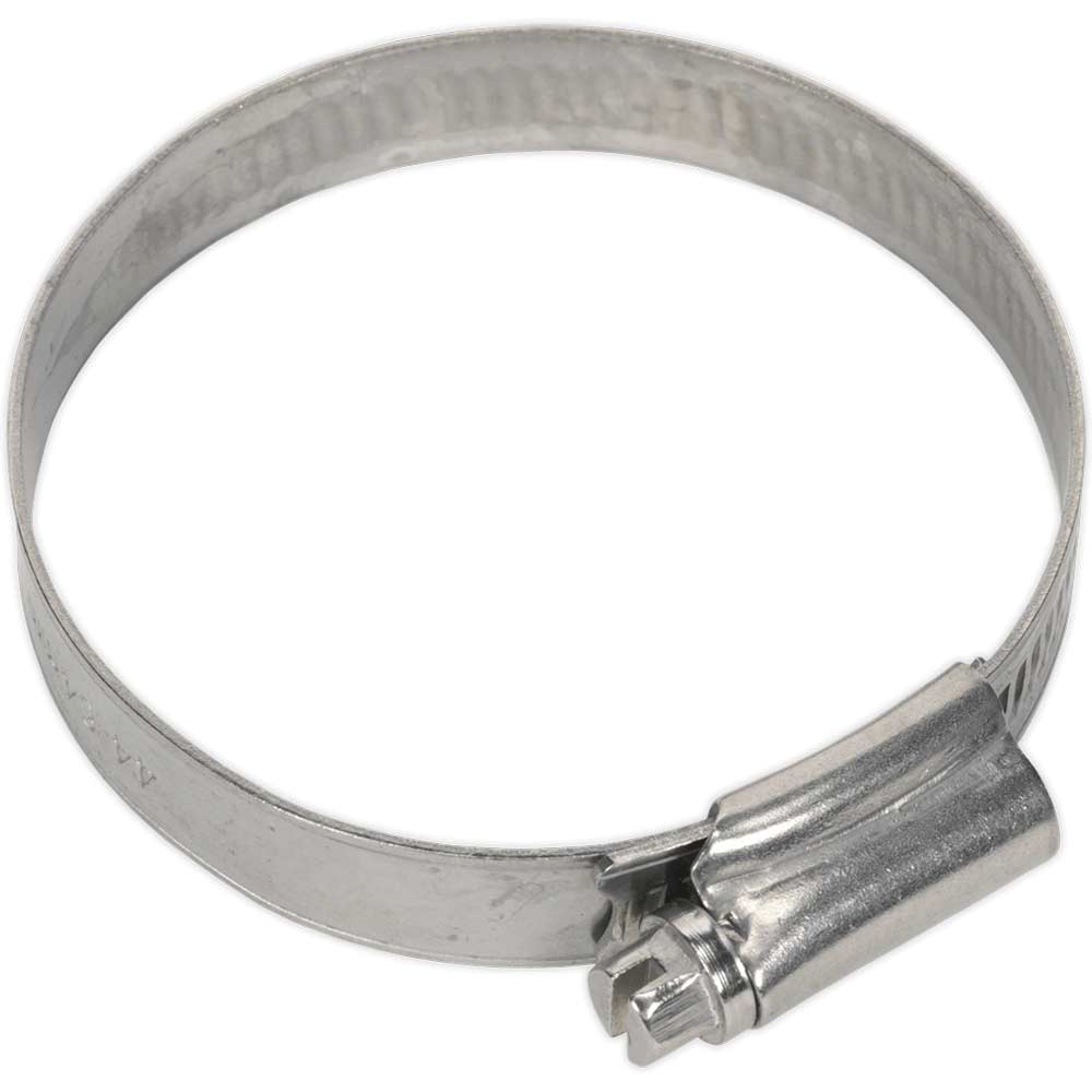 Sealey Stainless Steel Hose Clips 44Mm - 64Mm Pack Of Size 10