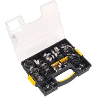 Sealey 90 Piece Stainless Steel Hose Clip Assortment Sealey 90 Piece Stainless Steel Hose Clip Assortment
