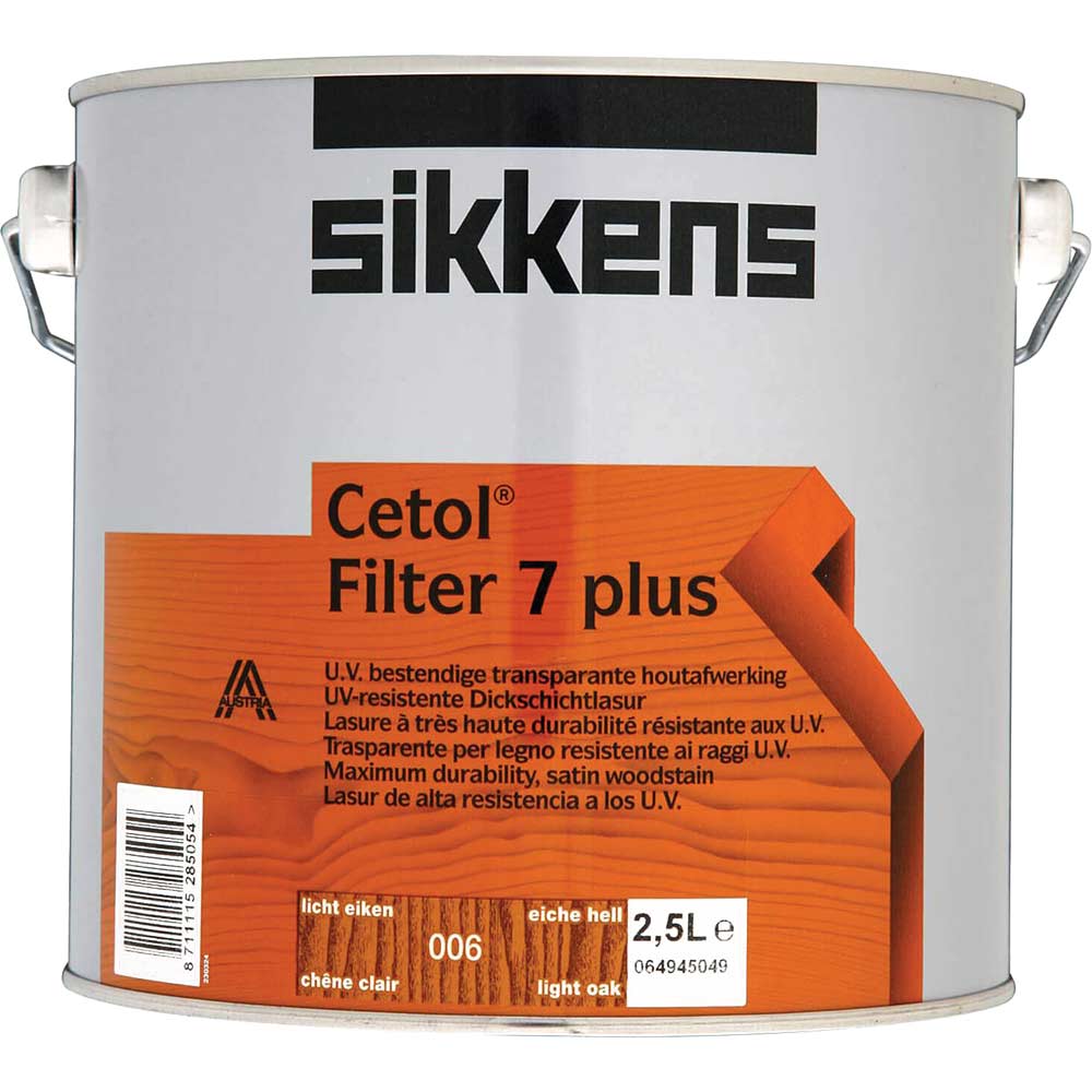 Sikkens Light Cetol Filter Plus Translucent Woodstain Oak 2.5L Size 7