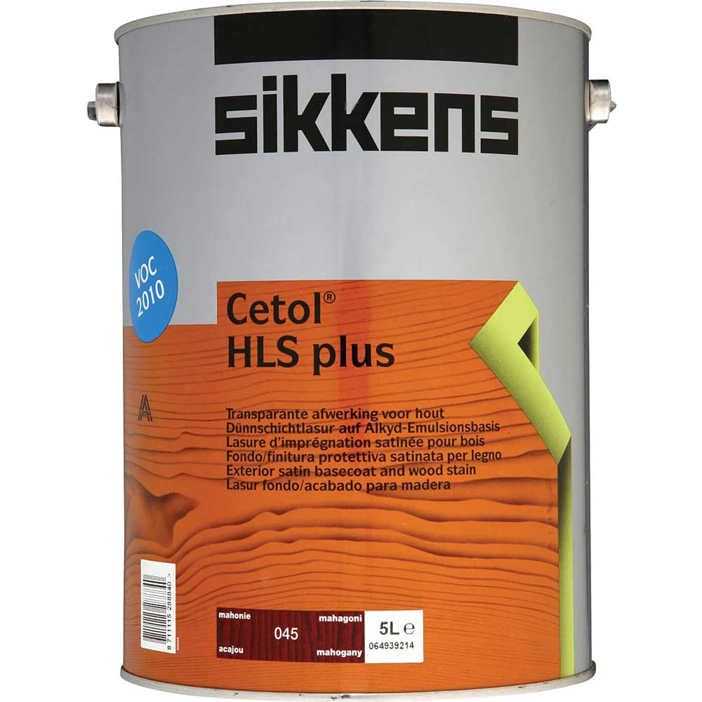Sikkens Cetol Hls Plus Translucent Woodstain Mahogany 5L