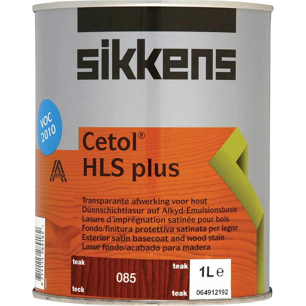 Sikkens Cetol Hls Plus Translucent Woodstain Teak 1L