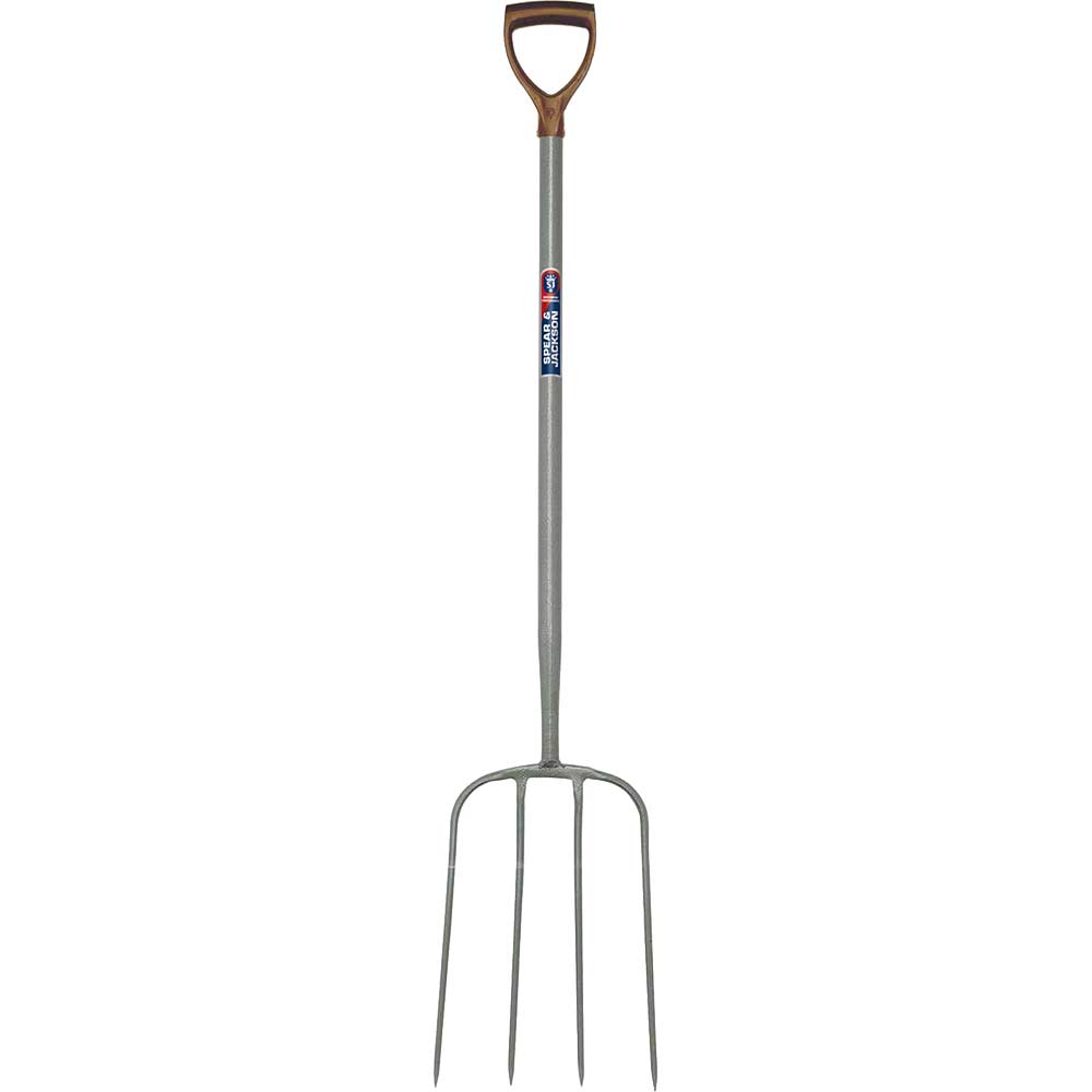 Image of Spear and Jackson Manure Fork Steel Shaft 1636DE