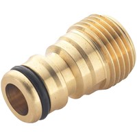 Spear and Jackson Brass Threaded Male Tap Connector