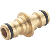 Spear and Jackson Two Way Brass Male Hose Connector