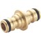 Spear and Jackson Two Way Brass Male Hose Connector Spear and Jackson Two Way Brass Male Hose Connector