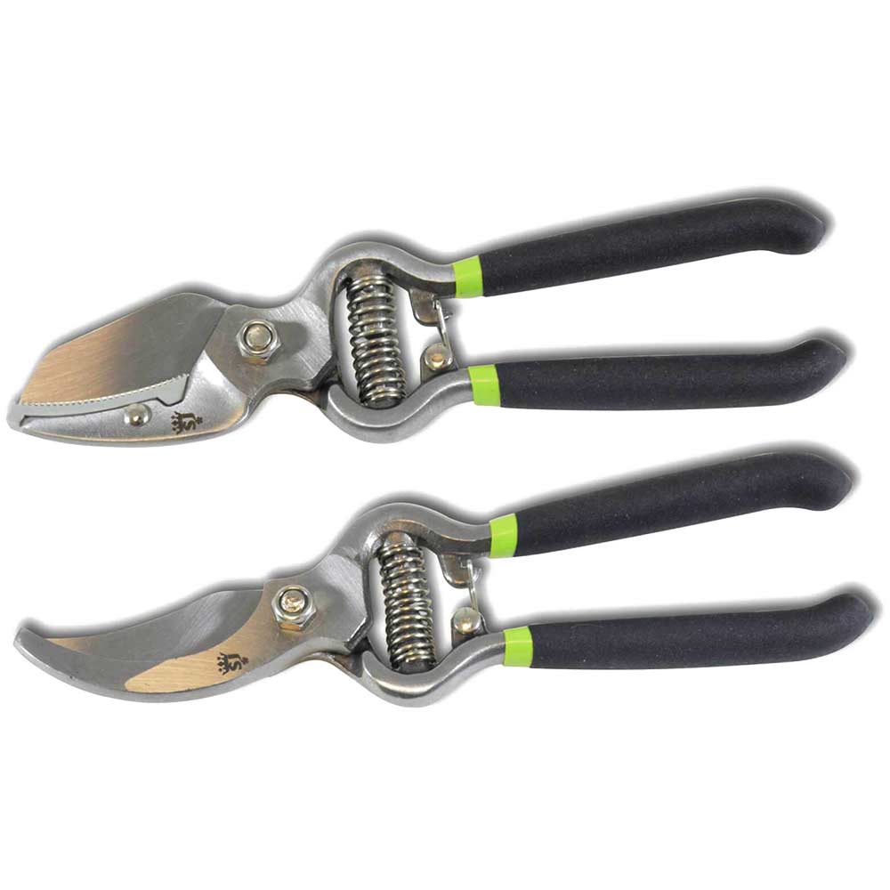 Kew Gardens Light/Green Vintage Secateurs Set