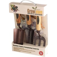Spear and Jackson Elements 3 Piece Carbon Steel Garden Hand Tool Set Spear and Jackson Elements 3 Piece Carbon Steel Garden Hand Tool Set