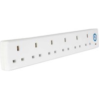SMJ 6 Socket Surge Protected Extension Lead 240v