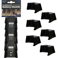 Stealth Mounts 6 Pack Battery Mounts for Bosch 12V PRO Batteries  Stealth Mounts 6 Pack Battery Mounts for Bosch 12V PRO Batteries