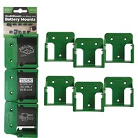 Stealth Mounts 6 Pack Battery Mounts for Metabo 18V Batteries  Stealth Mounts 6 Pack Battery Mounts for Metabo 18V Batteries