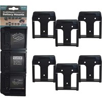 Stealth Mounts 6 Pack Battery Mounts for Makita 40V XGT Batteries  Stealth Mounts 6 Pack Battery Mounts for Makita 40V XGT Batteries