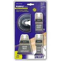 Smart 4 Piece Titanium Alloy Bi-Metal OIS Oscillating Multi Tool Blade Set  Smart 4 Piece Titanium Alloy Bi-Metal OIS Oscillating Multi Tool Blade Set