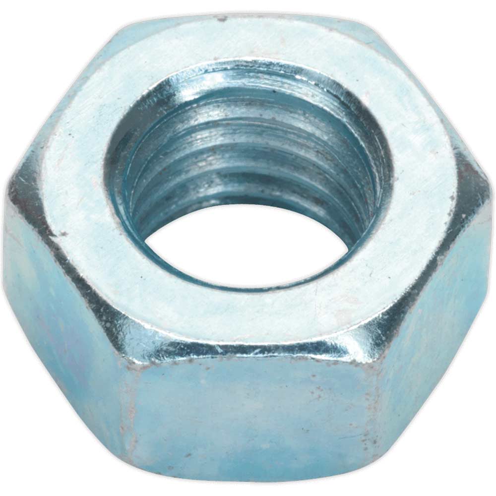 Sealey Din 934 Zinc Plated Steel Nuts Size 25