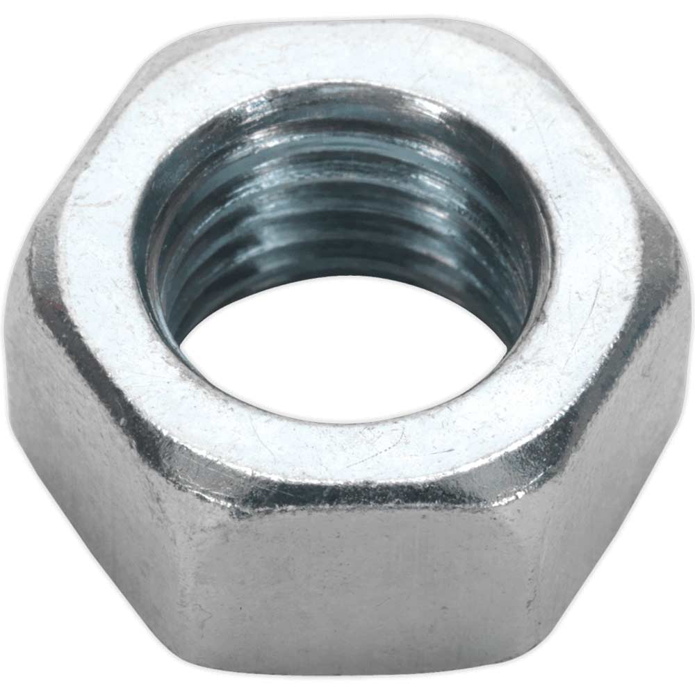 Sealey Din 934 Zinc Plated Steel Nuts Size 25