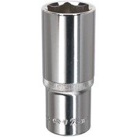 Sealey 1/2" Drive Deep Hexagon WallDrive Socket Metric Sealey 1/2" Drive Deep Hexagon WallDrive Socket Metric