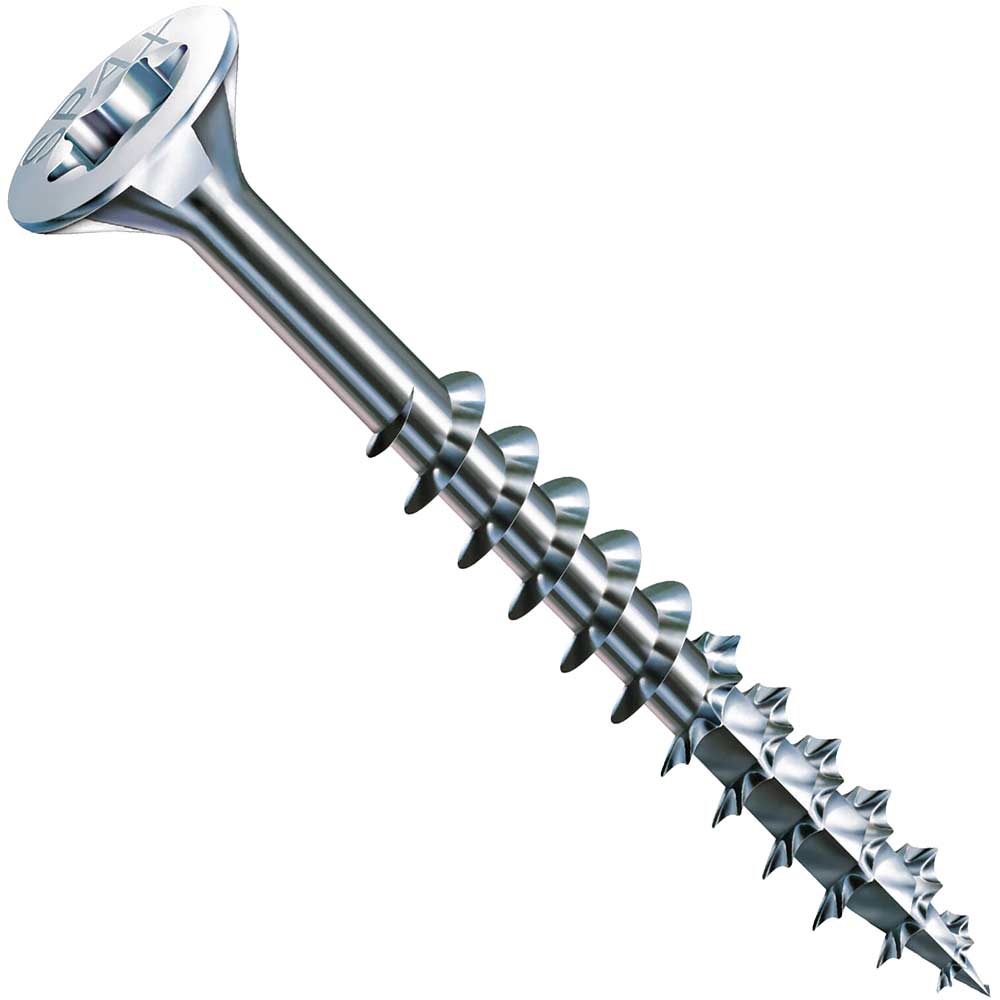 Spax Countersinking Pozi Wood Screws Stainless Steel 4.5Mm 70Mm Pack Of 100