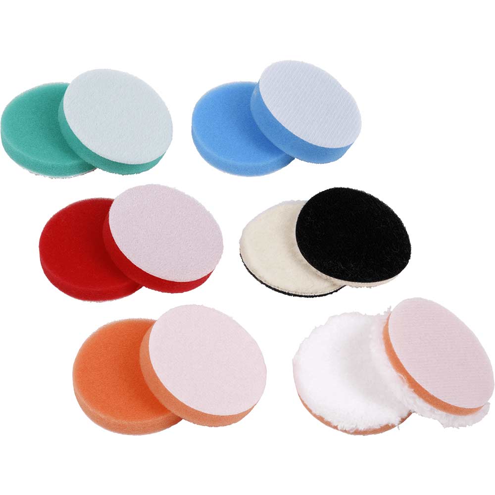Sealey Green/Blue/Orange Piece Polishing Pad Set For 56Mm Polishers 56Mm Size 12