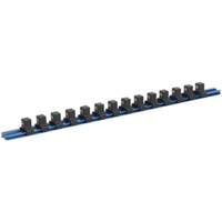 Sealey 1/2" Drive Aluminium Socket Retaining Rail 14 Clips