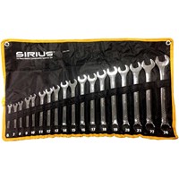 Sirius 18 Piece Combination Spanner Set Sirius 18 Piece Combination Spanner Set
