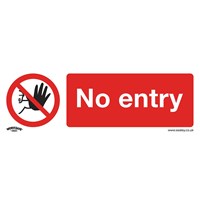 Sealey Self Adhesive Vinyl No Entry Sign Sealey Self Adhesive Vinyl No Entry Sign