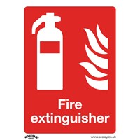 Sealey Self Adhesive Vinyl Fire Extinguisher Sign Pack of 10 Sealey Self Adhesive Vinyl Fire Extinguisher Sign Pack of 10