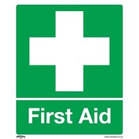 Sealey Rigid Plastic First Aid Sign