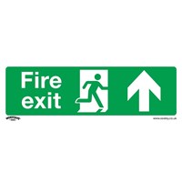 Sealey Self Adhesive Vinyl Fire Exit Arrow Up Sign Pack of 10 Sealey Self Adhesive Vinyl Fire Exit Arrow Up Sign Pack of 10