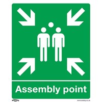 Sealey Rigid Plastic Assembly Point Sign Sealey Rigid Plastic Assembly Point Sign