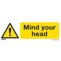 Sealey Rigid Plastic Mind Your Head Sign
