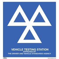 Sealey Aluminium Composite MOT Testing Station Sign Sealey Aluminium Composite MOT Testing Station Sign
