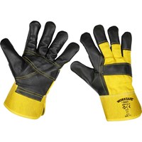 Sealey SSP13 Riggers Gloves Hide Palm Sealey SSP13 Riggers Gloves Hide Palm