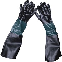 Sealey SSP41 Sand Blasting Gauntlets Long Cuff Gloves Sealey SSP41 Sand Blasting Gauntlets Long Cuff Gloves
