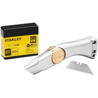 Stanley Retractable Blade Heavy Duty Titan Trimming Knife & 100 Blades 