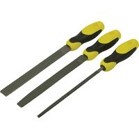 Stanley 3 Piece Wood Rasp Set 8" / 200mm Stanley 3 Piece Wood Rasp Set 8" / 200mm