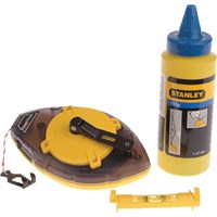 Stanley Power Winder Chalk Line Reel and Level Stanley Power Winder Chalk Line Reel and Level