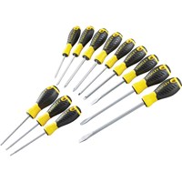 Stanley 12 Piece Essential Mixed Screwdriver Set Stanley 12 Piece Essential Mixed Screwdriver Set