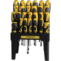 Stanley 26 Piece Screwdriver Rack Set Stanley 26 Piece Screwdriver Rack Set