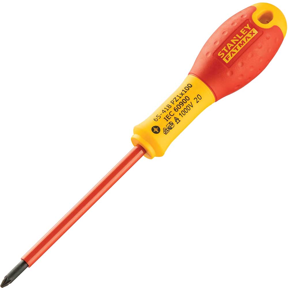 Stanley Fatmax Vde Insulated Pozi Screwdriver Large
