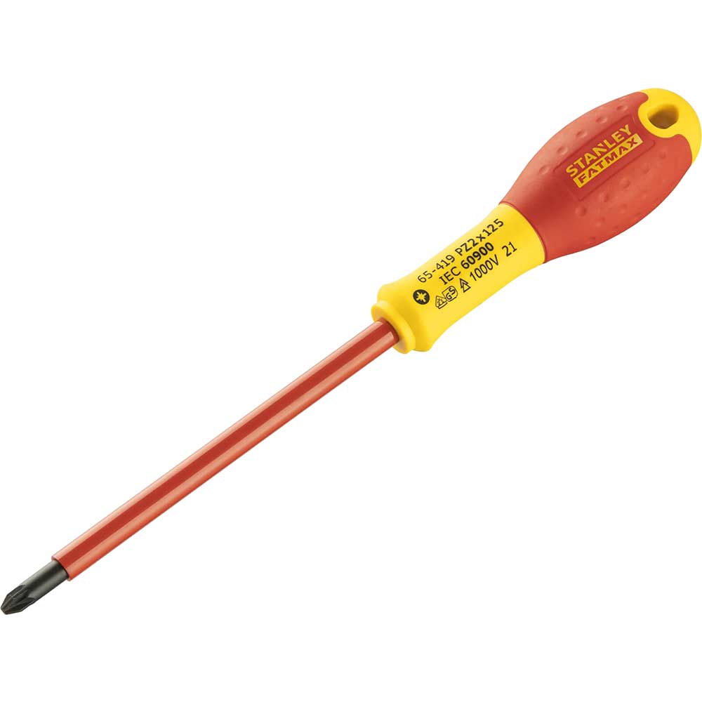 Stanley Fatmax Vde Insulated Pozi Screwdriver Large
