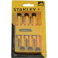Stanley 6 Piece Instrument Screwdriver Set Stanley 6 Piece Instrument Screwdriver Set