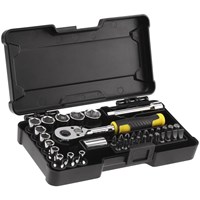 Stanley 37 Piece 1/4" Compact Socket Set 
