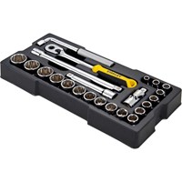 Stanley 23 Piece 1/2" Drive Socket Set Module Stanley 23 Piece 1/2" Drive Socket Set Module