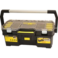 Stanley Plastic Tote Tool Box with Removeable Tool Organiser Stanley Plastic Tote Tool Box with Removeable Tool Organiser