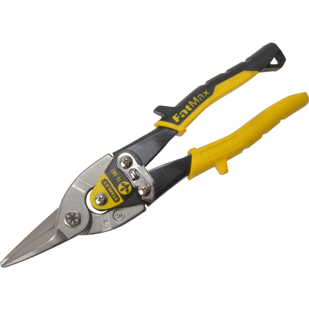 Stanley Yellow Fatmax Aviation Snips Size 18
