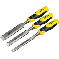 Stanley 3 Piece Dynagrip Bevel Edge Chisel Set Stanley 3 Piece Dynagrip Bevel Edge Chisel Set