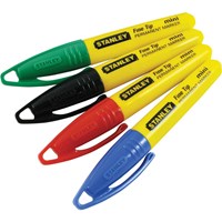 Stanley 4 Piece Mini Fine Tip Marker Pen Set Stanley 4 Piece Mini Fine Tip Marker Pen Set