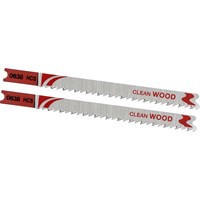 Stanley FatMax Clean Cutting U Shank Jigsaw Blades for Wood