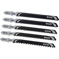 Stanley 5 Piece T Shank Jigsaw Blade Set for Wood