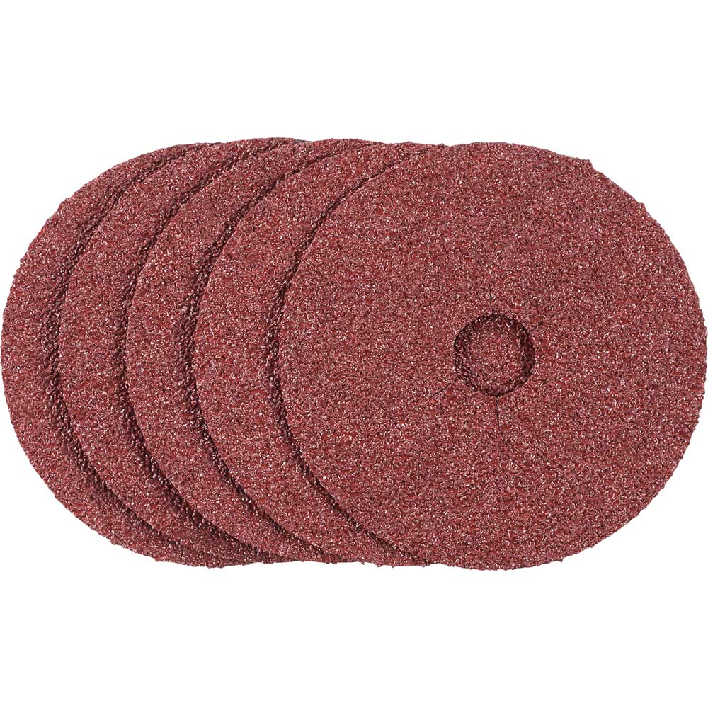 Stanley Fibre Sanding Discs For 115Mm Angle Grinders 115Mm Pack Of 5 24G