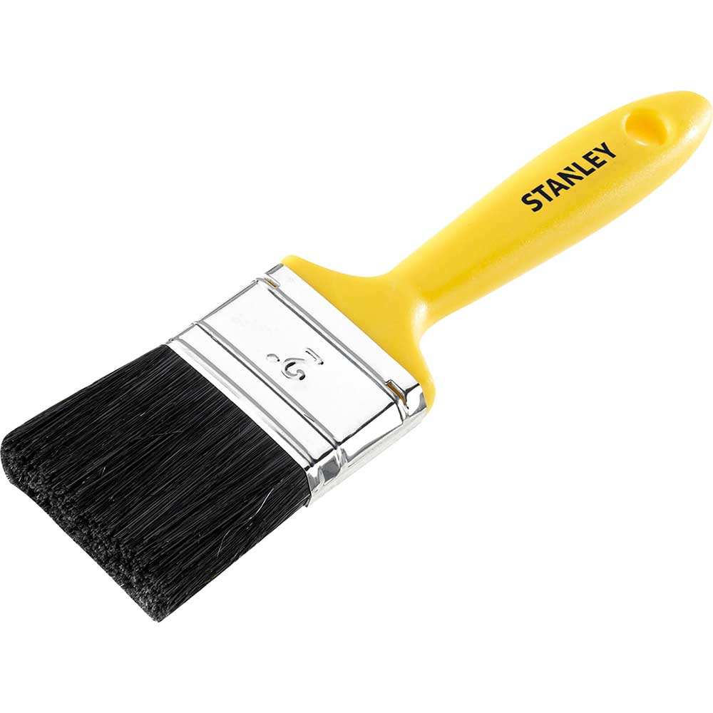 Stanley Black/Yellow Hobby Paint Brush 50Mm